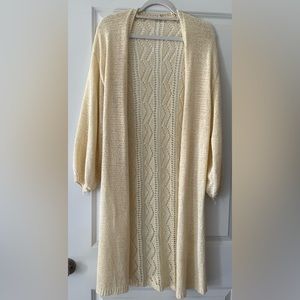 Cream Knit Cardigan